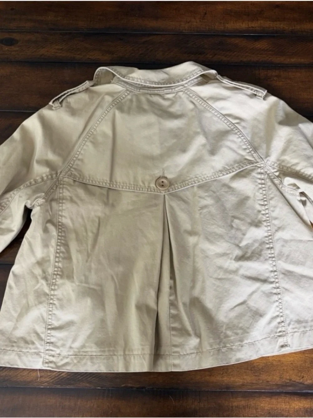 American Eagle Womens Size LG Tan/Beige Button Up Jacket